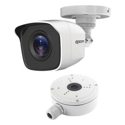 B8-TURBO-G2W/AX - Cámara Bala TURBOHD / 2 Megapixel / Lente 2.8 mm / IR 20 m (65.6 ft) / 4 Tecnologías Seleccionables / IP66