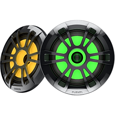 10-02080-20 - Altavoces marinos con iluminación LED multicolor de 6.5" Fusion