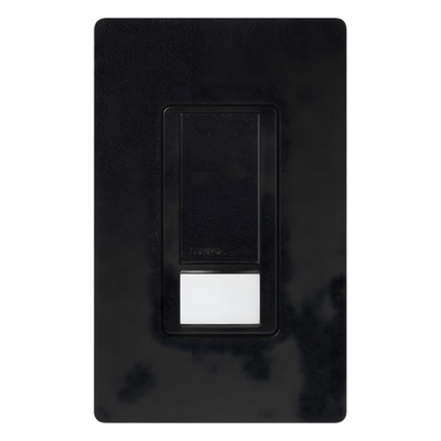 MS-OPS5M-MN - Switch con sensor de ocupación PIR / 5 A iluminación, 3 A ventilador / 120 V / unipolar o 3 vías / tecnología XCT / cobertura 81 m² / satinado Midnight