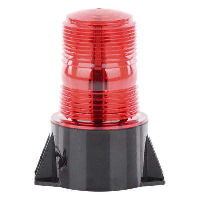 X62R - Mini Burbuja de LED / 12-80 VCC / IP66/67 / 3 LEDs / 8 Flashes 70 FPM / 3.9' x 4.9'