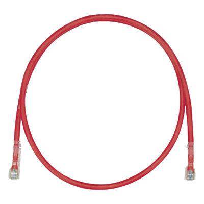 UTPSPL8MRDY - Cable de Parcheo UTP Cat6 / 24 AWG / LSZH / 8 m (26.25 pies) / Rojo