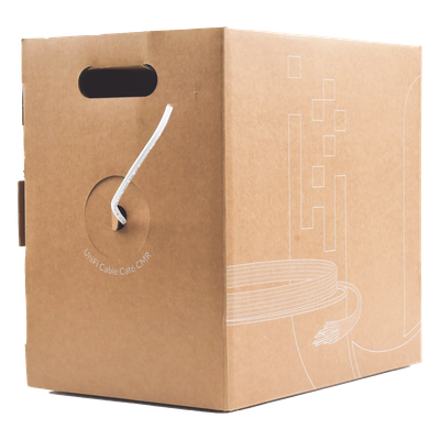 U-CABLE-C6-CMR - Bobina de cable UTP Riser (CMR) UniFi, Cat6, Color blanco, 23 AWG, 305m para interior