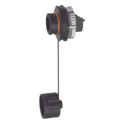 IAEBH6XS - Conector Jack RJ45 Industrial / Blindado Cat6A / IP67 / Tapa Protectora / 24 AWG / Sin Herramienta de Perforación