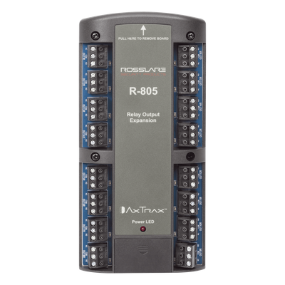 R-805 - Tarjeta Expansora de Relevadores / 16 Salidas Tipo C / 5A / Compatible AC825IP / Wiegand y OSDP