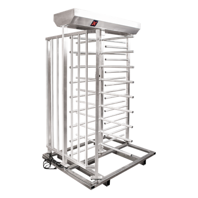 XT-100-L - Torniquete de Cuerpo Completo / 25 Personas/min / Acero Inoxidable / Rotación 90° / Interior y Exterior / 110 VCA