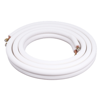 38K254 - Kit de tubería / 1 / 4" y 3 / 8 " / Capacidad para minisplit AUFIT / 1 Tonelada / Cinta aislante / Accesorios / Longitud de 4 metros