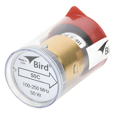 50C - Elemento de Medición RF / 50 Watt / 100-250 MHz / Conector 7/8" en Línea / Compatible con Wattmetro BIRD 43