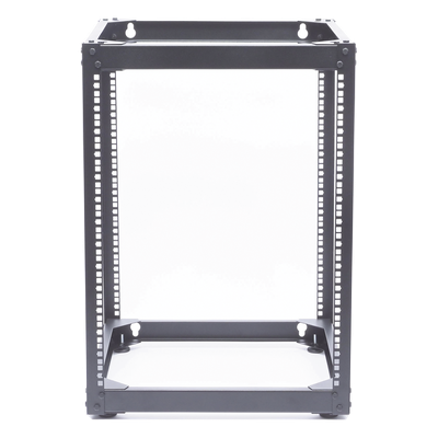 LP-RPP-1914 - Rack Abierto de 4 Postes / 14 Unidades / Profundidad 510 mm / Montaje Pared o Piso / Acero 9.3 kg