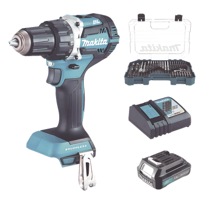 DHP485SYX6 - Taladro Rotomartillo Inalámbrico / 18Vcc / 1,900 RPM / 21 Configuraciones de Torque / Motor Brushless / Broquero 1/2" (12.7 mm)