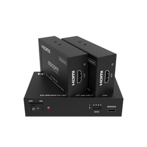 Epcom EPC-SPB12E70 extensor audio/video Transmisor y receptor de señales AV Negro