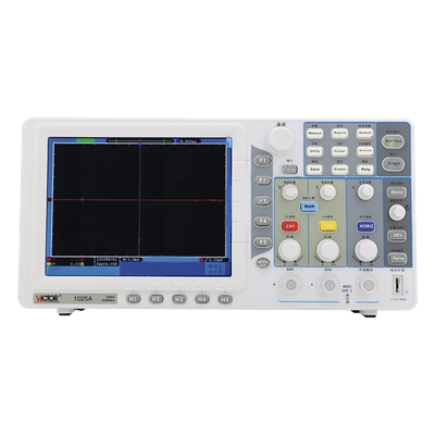 72-2580 - Osciloscopio Análogo de Mesa / 2 Canales + 1 Externo / 30 MHz / 250 MS/s / Pantalla LCD 8' / USB 2.0 y LAN