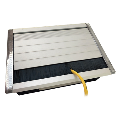 CE-UNI-1M - Caja universal vacía de 1 módulo para instalación en escritorio (voz, datos, vídeo, contactos eléctricos), (No incluye accesorios)