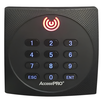SYS-KR602-EKB - Lector de Proximidad con Teclado / 125 kHz / Wiegand 26 bits / Exterior / 86 x 86 x 20 mm / 120 m (394 pies) máx.
