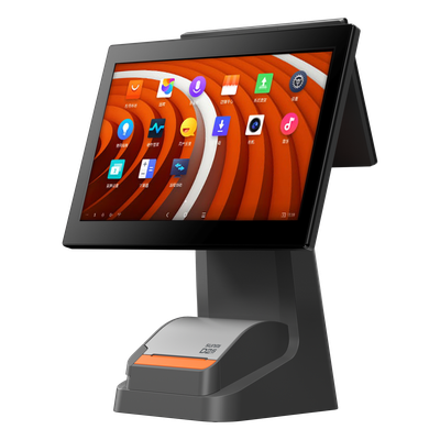 D2SPLUS - Terminal POS de Escritorio / Pantalla Táctil 15.6" Full HD / Impresora Térmica 80mm 250mm/s / Android OS / 4GB RAM + 64GB / Wi-Fi Dual Band