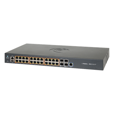 MX-EX2028PXB-U - Switch Capa 3 / 28 Puertos / 24 PoE Gigabit 802.3af/at / 4 SFP+ / Administración en la Nube