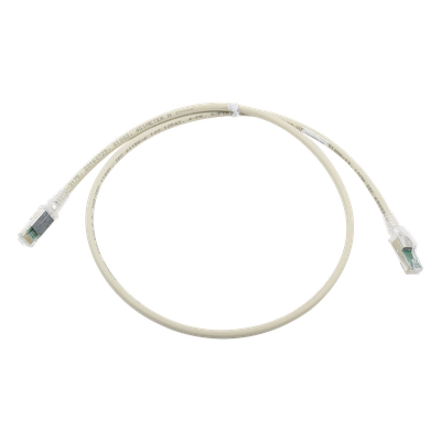 ZM6A-S03-04B - Patch Cord Cat6A / Blindaje S/FTP / 10 Gbps / PoE+ / CM/LS0H / 3 ft / RJ45 / 26 AWG
