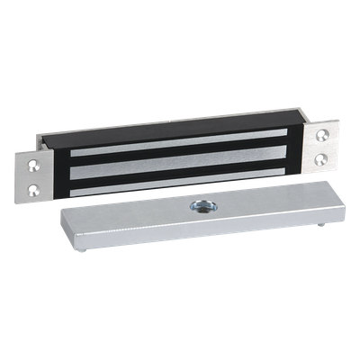 8360 - Chapa Magnética Mortise Mini / 750 lbs / 12-24 VDC / Perfil Bajo / 9 x 1.5 x 1.17 pulgadas