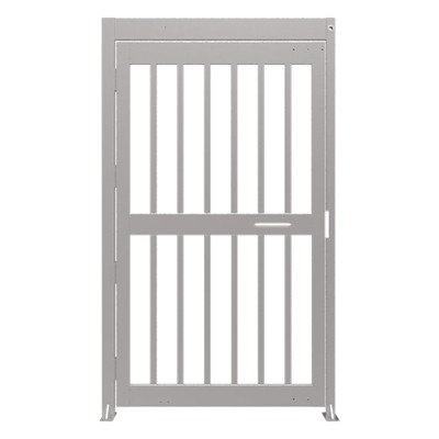 MSG-48-SS - Puerta Peatonal de Alta Seguridad / Cuerpo Completo / Acero Inoxidable #304 Satinado / Cerradura Eléctrica Fail-Safe/Fail-Secure / 1.57 m x 2.13 m (5.15 ft x 6.99 ft)