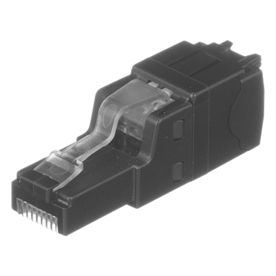 FP6X88MTG - Plug RJ45 UTP / Cat6A / Terminación en Campo / 22-26 AWG / Recto y Angulado / 0.5-0.7 ft Equivalente