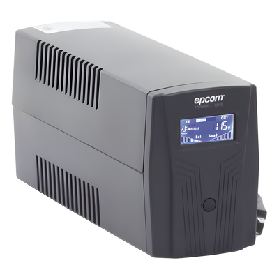 EPU600LCD - UPS de Línea Interactiva / 600 VA / 360 W / 120 Vca / 4 Tomas NEMA 5-15R / Pantalla LCD / AVR Boost y Buck
