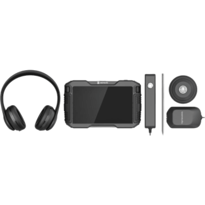 HM-AP21-AD22P-I - Detector Acústico de Fugas / Pantalla Táctil 7" / Rango 200-16000 Hz / 4 Filtros Digitales / IP66/IP54 / Autonomía 11 h