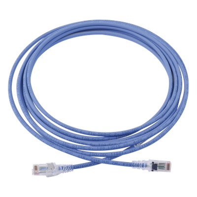 MC6-15-06 - Patch Cord Cat6 UTP / CM/LS0H / 4.57 m (15 ft) / 5.3 mm / Azul
