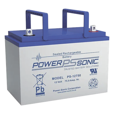 PS-12750-T6 - Batería de Respaldo AGM/VRLA / 12V / 78.6 Ah @20 hr / Vida Útil 10-12 Años / Terminales T6 / Certificación UL