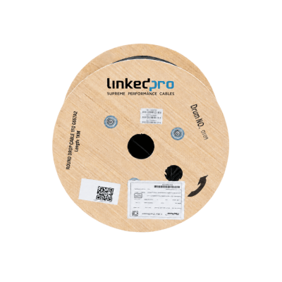 LPFIG0/1KM - Cable de Fibra Óptica Drop / Monomodo G.657A2 / 1 Hilo / 3 mm / 1 km / LSZH / Aéreo y Ducto