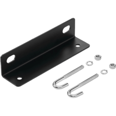 LWASK18BLK - Soporte de Pared para Escalerilla de Cableado / Acero Galvanizado Calibre 10 / Acabado en Polvo Negro RAL 9005 / 18 in de Ancho / Incluye Pernos en J, Tuercas y Tornillos
