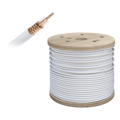 952-003 - Cable Coaxial Plenum / 1/2 pulgada / 50 Ohm / 152.4 m (500 pies) / Baja pérdida / CMP UL 444