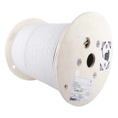 PFL6X04WH-CEG - Bobina de Cable Blindado F/UTP / Cat6A / 23 AWG / 10GBase-T / LSZH / 305 m (1000 pies)