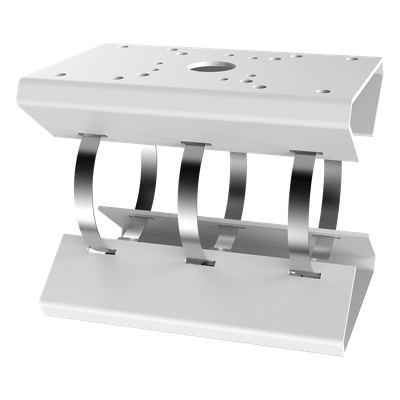 DS-PRB-2200 - Montaje para Poste / PTZ y Radar / Metal / 200x130x160 mm / 7.87x5.12x6.30 pulgadas / 2.1 kg / Blanco