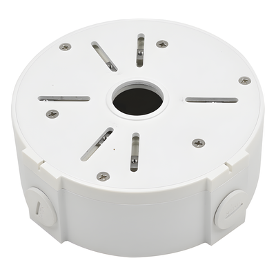 XGA130 - Caja de Conexiones Universal / Interior / Aluminio / Blanco / Bala Domo Turret / 3 y 4 Orificios / Conexión 3/4