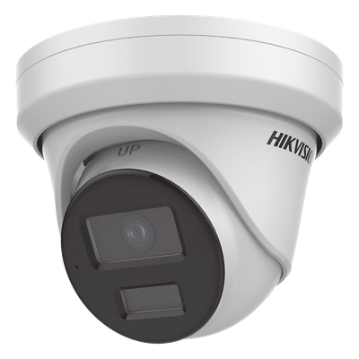 DS-2CD3346G2H-LISU - Cámara Turret IP / 4 Megapixel / Dual Light 40 m (131.2 ft) / DarkFighter S / WDR 130 dB / IP67 / Audio y Alarmas I/O
