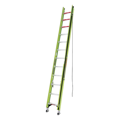 HYPERLITE-24-IA - Escalera de Extensión / Aluminio + Fibra de Vidrio / 7.31 m (24 ft) / Capacidad 136 kg / Tipo IA / 20 kg