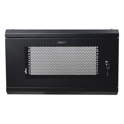 SR1906LH3P - Gabinete de Pared / 6U / 19'' / 455 mm Profundidad / 80 kg Carga / Acero Reforzado / 1.49 ft Alto