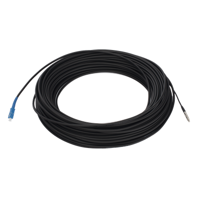 LP-50-SCU - Fibra Óptica Drop / G.657A2 / Monomodo Simplex / 50 m (164 pies) / SC/UPC-SC/UPC / LS0H / Auto-soportado