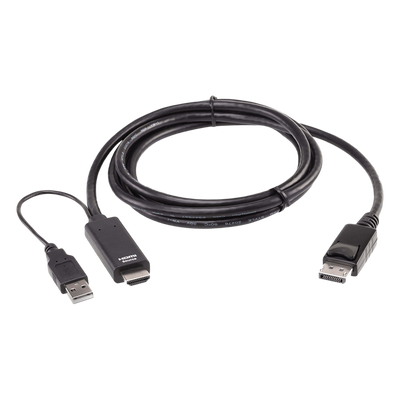 2L7D02HDP - ATEN Cable HDMI a DisplayPort True 4K de 1,8 m