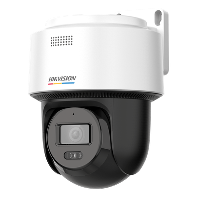 DS-2CE60KF0T-PTLXTS - Cámara PT TurboHD / 3K ColorVu / Dual Light 40 m (131.2 ft) / Audio Bidireccional con Sirena / IP66 / -30°C a 60°C