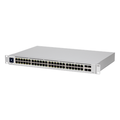 USW-48-POE - Switch Ubiquiti USW-48-POE Unifi Capa 2, 48 Puertos 32 POE 802.3af/at, 16 Gigabit, 4 Puertos 1G SFP, 195W, Pantalla MCI2Q125
