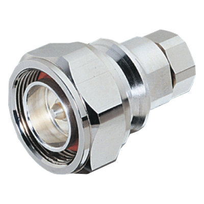F4PDMV2-C - Conector Coaxial DIN 7/16 Macho / 50 Ohm / 0-7500 MHz / 1.0 kW @ 900 MHz / IMD -120 dBm / 884 Vrms