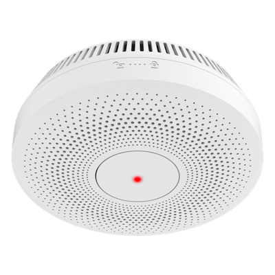 HF-S3E-R - Detector de Humo Interconectable / Doble Sensor de Luz / Alarma 85 dB / Batería Litio 10 Años / Interconexión 30 Dispositivos / Montaje en Techo