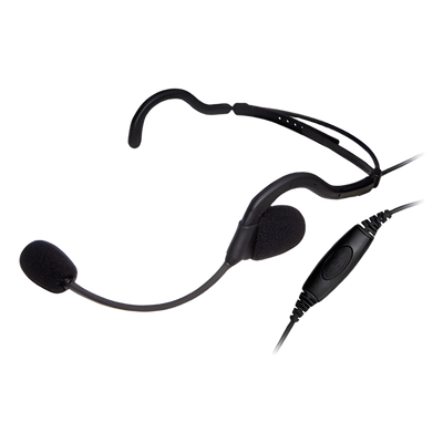 TX-760-H02 - Diadema de Comunicación / Boom Flexible / Cable PU Reforzado con Kevlar / PTT en Línea / Conector H02