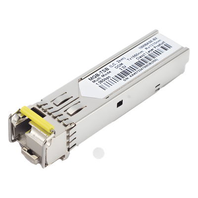 MGBTSB - Transceptor SFP / 1000BASE-BX WDM / TX 1550 nm / Monomodo 2 km / LC Simplex / Industrial -40 °C a 85 °C (-40 °F a 185 °F)