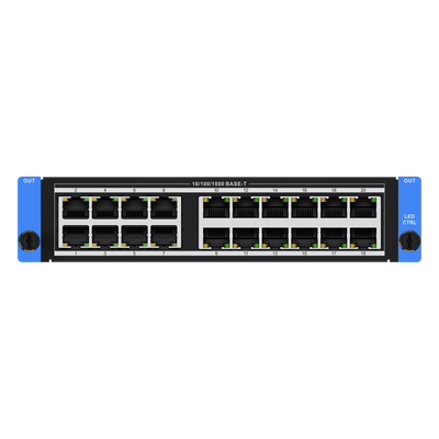 DS-C66S-20NO - Tarjeta de Salida LED / 20 Puertos Ethernet Gigabit / 4K HDR10 / Carga 10.4 MP / 16 Capas / Doble Slot