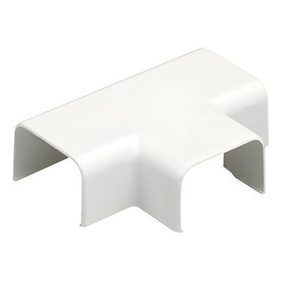 TF5IW-E - Conexión en T para Canaleta / Sin Herramientas / ABS Resistente a Impactos / UL94V-0 / 0 a 50°C / Blanco Mate