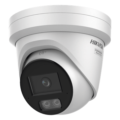 DS-2CD2387G3-LI2UY - Turret IP / 8 Megapixel / Lente 2.8 mm / 30 m IR + Luz Blanca / 98 ft / IP67 NEMA 4X / WDR 130 dB / AcuSense 3.0 / AcuSeek / Metal