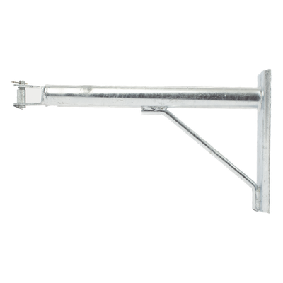 LP-BDE040-D - Brazo de Extensión para Fibra Óptica / 40 cm (15.7 in) / Acero Galvanizado en Caliente / Tipo D Pequeño / 2 kg / ADSS y Mini Figura 8
