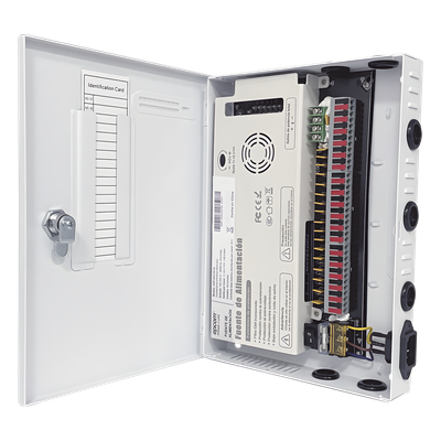 NXP18DC30HD - Fuente de Poder CCTV / 18 Canales / 30 A / 11-15 VCC / 350 W / Filtro de Ruido por Canal