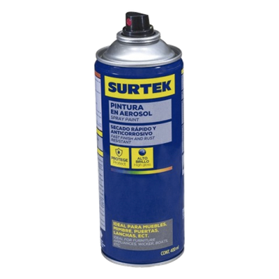 SYS-AES-421 - Pintura en Aerosol / 400 ml / Rojo Oscuro / Secado Rápido / Metal y Madera